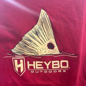 Heybo Outdoors Red Short Sleeve Tee
